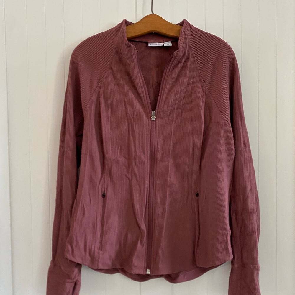 Athleta Women's Mauve Athletic Workout Zip up